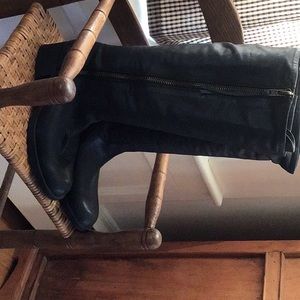 Lucky Brand Leather knee high boots